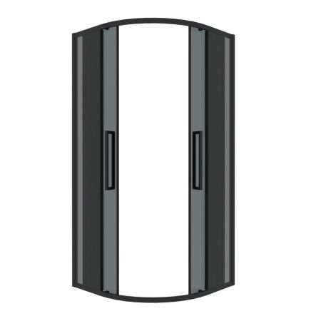 Душевой уголок Grossman Cosmo 301.K33.02.9090.21.10 90х90 стекло тонированное профиль черный без поддона