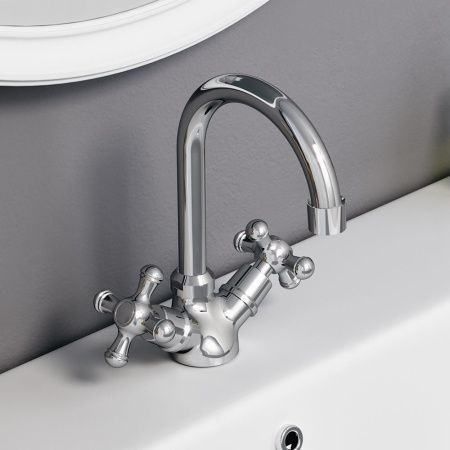 Смеситель Damixa Retro 230210000 на раковину хром