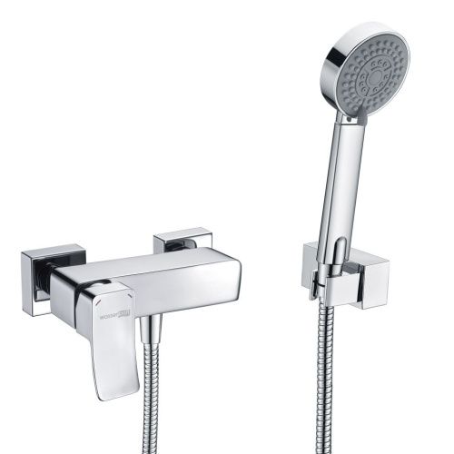 Смеситель для ванны и душа Wasserkraft Aller 1060 1062 настенный хром - фото 3