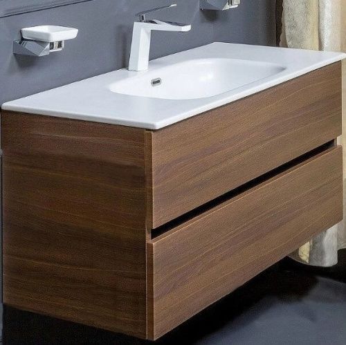 Тумба под раковину Armadi Art Vallessi 837-140-D 140х50 подвесная цвет коричневый