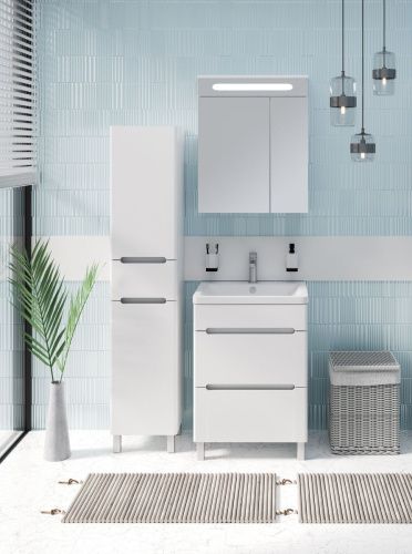 Зеркало-шкаф Runo Парма 00000001147 60х80 подвесной цвет белый - фото 3