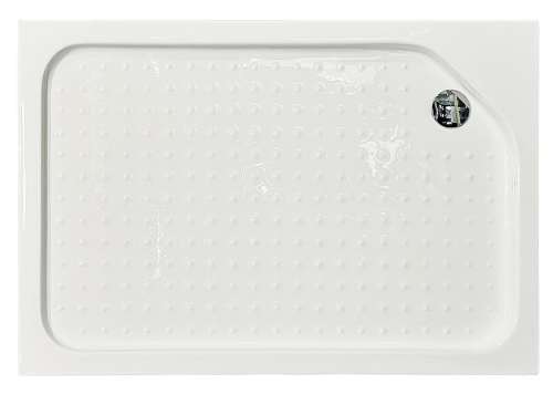 Душевой уголок Royal Bath HP RB8120HP-C-BL-R 120х80 стекло матовое профиль черный с поддоном - фото 2