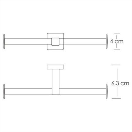 Бумагодержатель WasserKRAFT 6596D