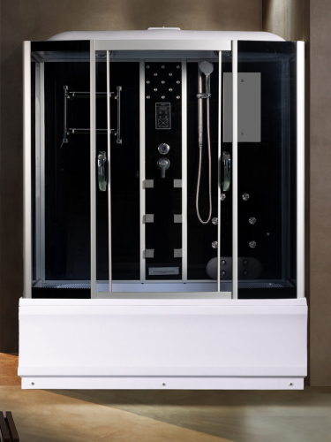 Душевой бокс River WISLA 10000002110 170х80 стекло тонированное профиль хром