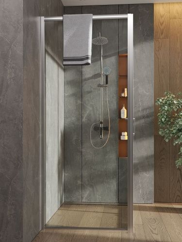 Душевой уголок Orange E23-12080TCR 120х80 стекло прозрачное профиль хром без поддона - фото 5