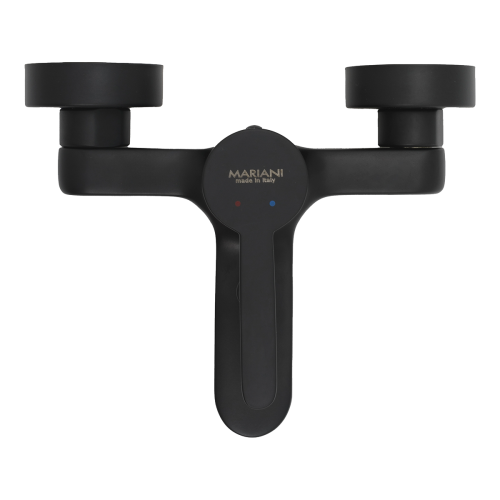 Смеситель для ванны Mariani Winter B14212WN настенный черный - фото 2