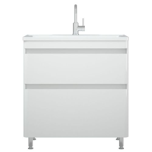 Тумба под раковину Corozo Алабама SD-00000595 80х40 напольная цвет белый