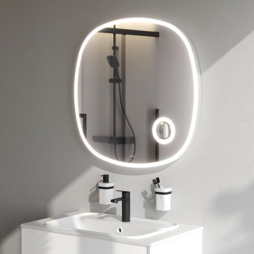 Зеркало с подсветкой Am.Pm Func M8FMOX0803SA 80х80 подвесное - фото 4