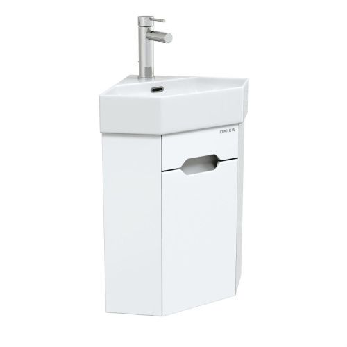 Тумба под раковину Onika Айленд 103502 50х30 подвесная цвет белый