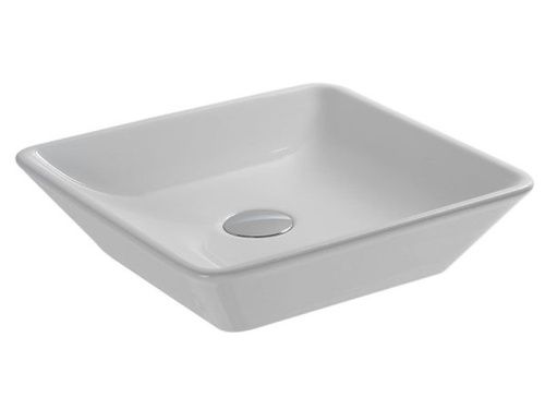 Раковина из сантехнического фаянса Hatria HAPPY HOUR Y0QR01 40х40 накладная цвет белый