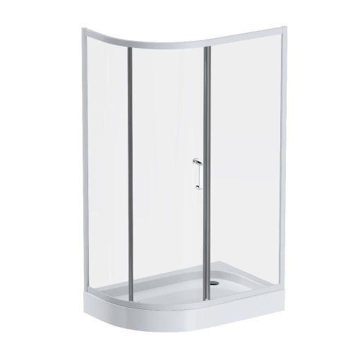 Душевой уголок Am.Pm Like W83G-302U120CT64 120х80 стекло прозрачное профиль хром без поддона - фото 2
