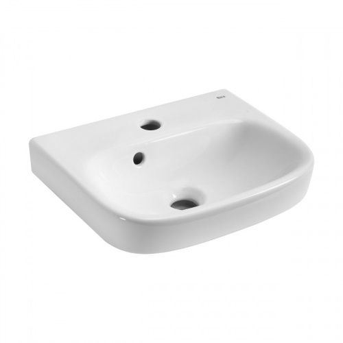 Раковина из сантехнического фарфора Roca Debba 7327998000 40х30 подвесная цвет белый - фото 3