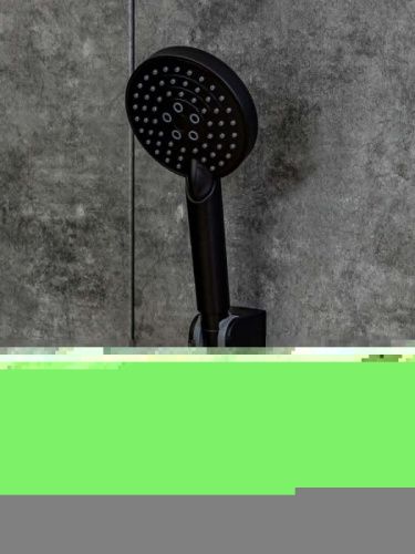 Душевая лейка Orange S02HSB цвет черный - фото 3