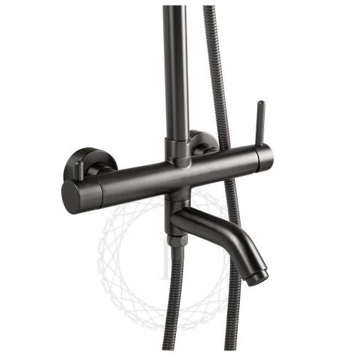 Душевая стойка Filarete FL2020BG настенная цвет серый - фото 5