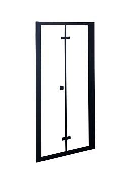 Душевая дверь Cerutti SPA BELLA D81B 80х195 стекло прозрачное профиль черный