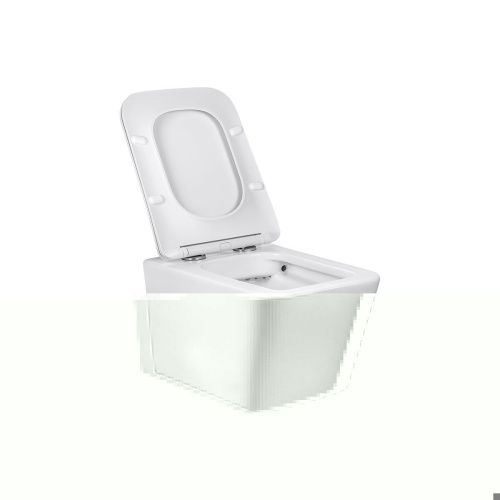 Унитаз подвесной Vincea Q-Line VT1-12 белый с сиденьем микролифт безободковый душевой смыв - фото 5