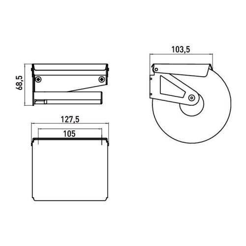 Бумагодержатель Emco Polo 0700 001 01 - фото 2