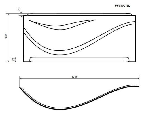 Фронтальная панель Timo FPVINO17L - фото 2
