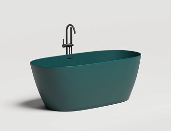 Ванна из искусственного камня Salini SOFIA 102521M 165х75 отдельностоящая овальная