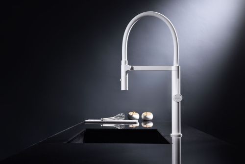 Смеситель для кухни Paulmark LEADER Le214101-WH на мойку белый - фото 2