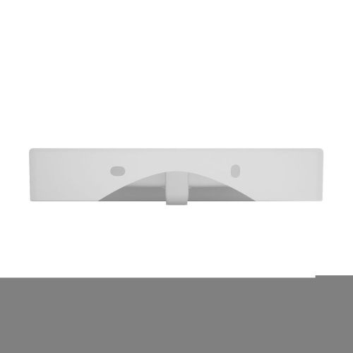 Раковина из сантехнического фарфора Wellsee Graceful Pro 150903000 70х40 накладная цвет белый 1 отверстие под смеситель - фото 4