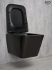 Унитаз подвесной Gid Cuadrado 62225Y черный с сиденьем микролифт безободковый