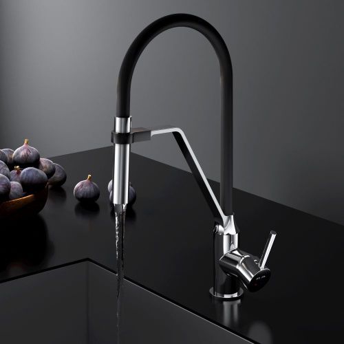 Смеситель для кухни Am.Pm Like F8013000 на мойку черный/хром - фото 3