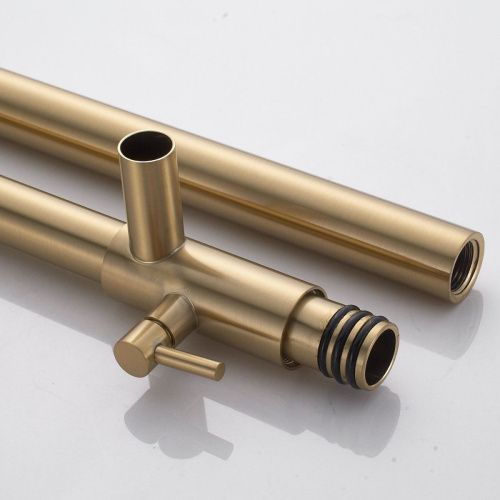 Душевая стойка Rose R3936G настенная цвет золото - фото 5