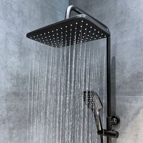 Верхний душ Bond Cube B07-9988 30х20 черный - фото 4