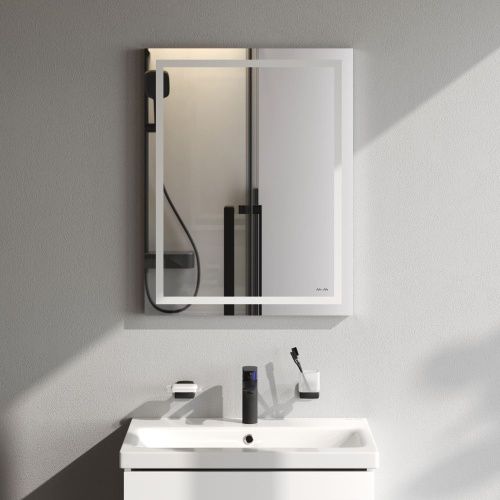 Зеркало с подсветкой Am.Pm Gem M91AMOX0551WG 60х70 подвесное - фото 3