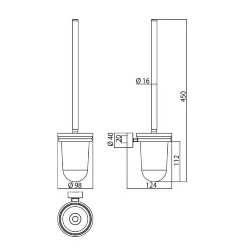 Ершик Emco Rondo2 4515 001 01 - фото 2