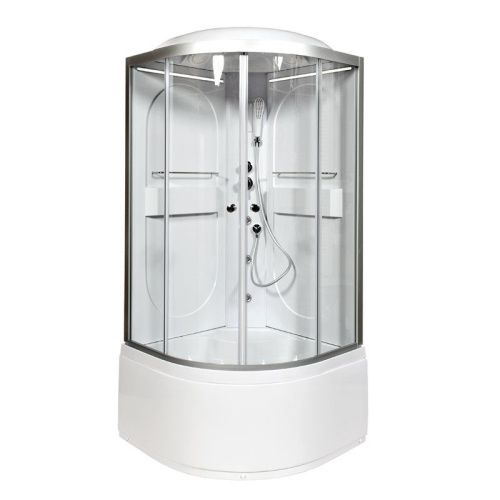 Душевая кабина AvaCan L610LED+GM 100х100 четверть круга с крышей ориентация универсальная - фото 3