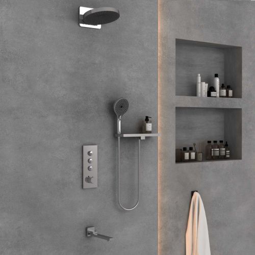 Душевая система Vincea VSFW-433TI1RCH встраиваемая в стену цвет хром с термостатом