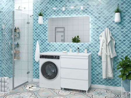 Тумба под раковину Misty Чегет П-Чег-01070-01Н3Я 70х50 напольная цвет белый