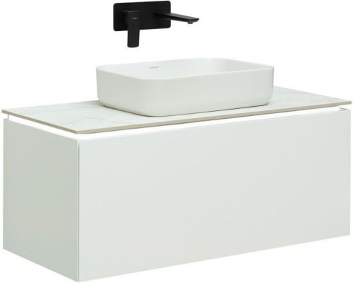 Тумба под раковину Allen Brau Infinity 1.21004.WM 100х50 подвесная цвет белый