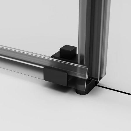 Душевой уголок Am.Pm X-Joy W94G-403-10080-BТ 100х80 стекло прозрачное профиль черный без поддона