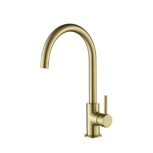 Смеситель для кухни Aquatek Европа AQ1382BG на мойку золото