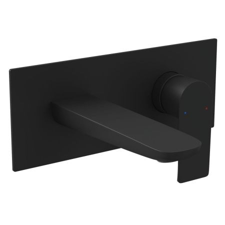 Смеситель для раковины Berges VENTAS 76006 встраиваемый в стену черный