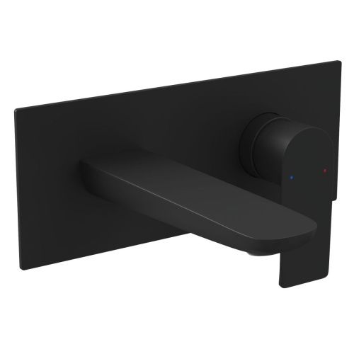 Смеситель для раковины Berges VENTAS 76006 встраиваемый в стену черный - фото 2