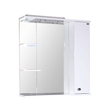 Зеркало-шкаф Onika Эльбрус 208022 80х90 подвесной цвет белый