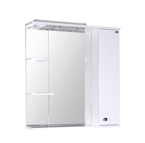 Зеркало-шкаф Onika Эльбрус 208022 80х90 подвесной цвет белый