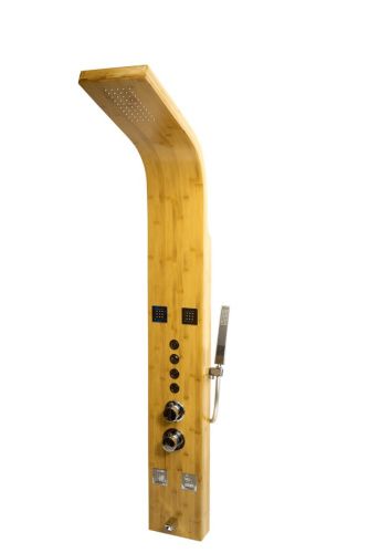 Душевая панель Denberg LT-202 настенная цвет коричневый с термостатом - фото 3