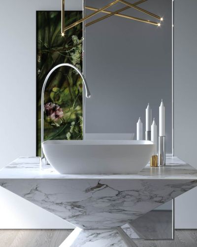 Раковина из искусственного камня Holbi TITAN 1.02.010.11.2 60х40 накладная цвет белый - фото 3