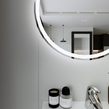 Зеркало с подсветкой Бриклаер Эстель 4627125414367 70х70 подвесное