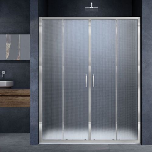 Душевая дверь Vincea Alpha VDS-3AL2160MT 160х190 стекло текстурное профиль хром