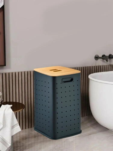 Корзина для белья WeltWasser WW NANSY BL 55L (10000013377) - фото 3