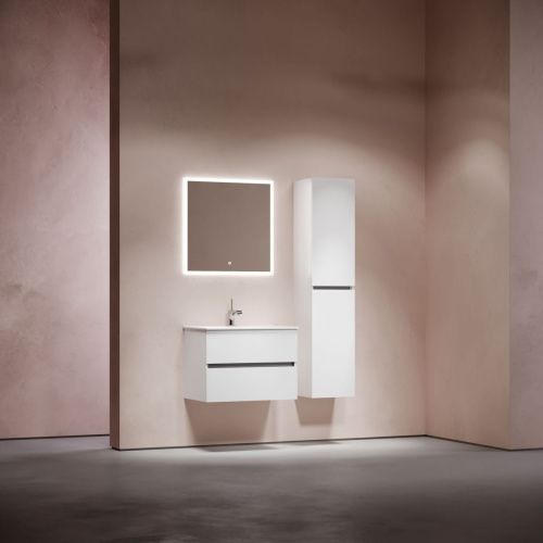 Тумба под раковину Sancos Urban UR70W 70х50 подвесная цвет белый - фото 3