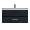 Тумба под раковину Uperwood Foster 291020519 100х50 подвесная цвет черный