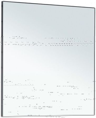 Зеркало De Aqua Сильвер 00261671 70х80 подвесное