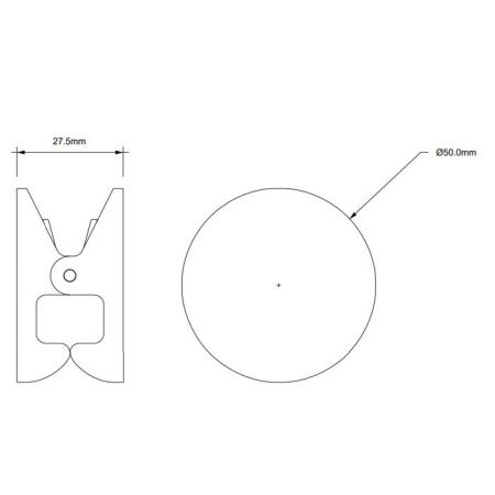 Крючок Decor Walther Pinch 907400